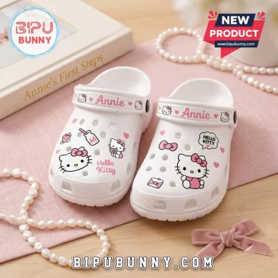 Custom Name Hello Kitty Kawaii Clogs