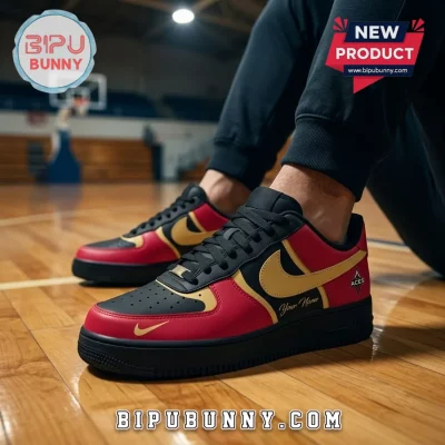 Custom WNBA All Teams Black Edition Nike Air Force 1 Sneakers