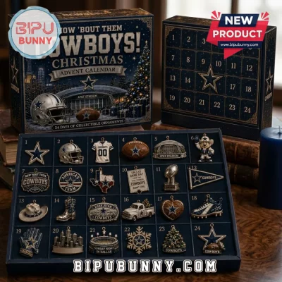 Dallas Cowboys 24-Day Ornament Advent Calendar