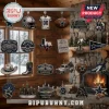 Dallas Cowboys 24-Day Ornament Advent Calendar featuring miniature team helmets, jerseys, stadiums, and logos on a tree.