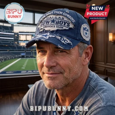 Dallas Cowboys Distressed Navy Blue Baseball Cap