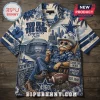 Dallas Cowboys Too Old Too Care Premium Hawaiian Shirt featuring vintage stadium art, football, and western floral pattern.