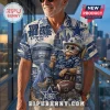 Dallas Cowboys Too Old Too Care Premium Hawaiian Shirt featuring Cowboys branding, stadium graphics, and floral patterns.