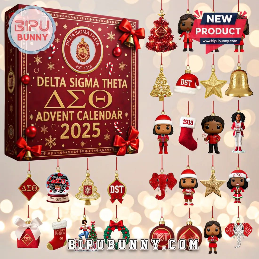 Delta Sigma Theta 2025 Figurine Advent Calendar Delta Sigma Theta 2025 Figurine Advent Calendar