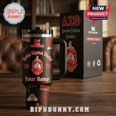 Delta Sigma Theta Custom 40oz Handle Tumbler
