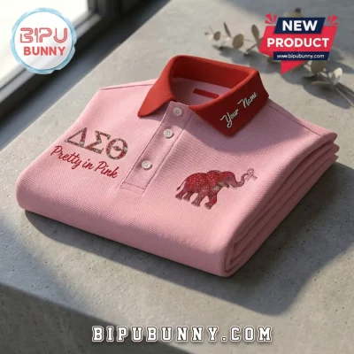 Delta Sigma Theta Custom Name Polo Shirt