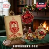 Delta Sigma Theta Elephant 2026 Christmas ornament set featuring red and gold crests, elephant motifs, and 1913 branding.
