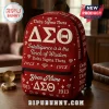 Delta Sigma Theta Embroidered Custom Name Backpack in red featuring white Greek letters, diamond icons, and 1913 text.