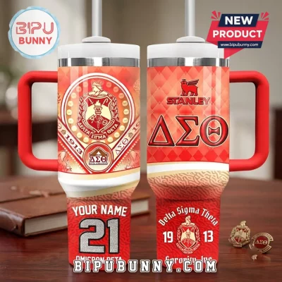 Delta Sigma Theta Omicron Beta Custom Name Stanley Tumbler