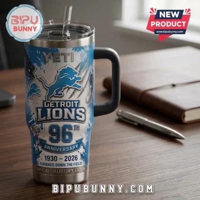 Detroit Lions 96th Anniversary Stanley Tumbler 40oz