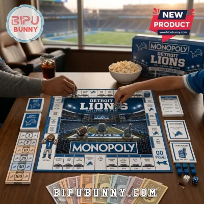 Detroit Lions Collector Monopoly Board Game