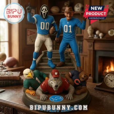 Detroit Lions Horror Character Custom Acrylic Plaque