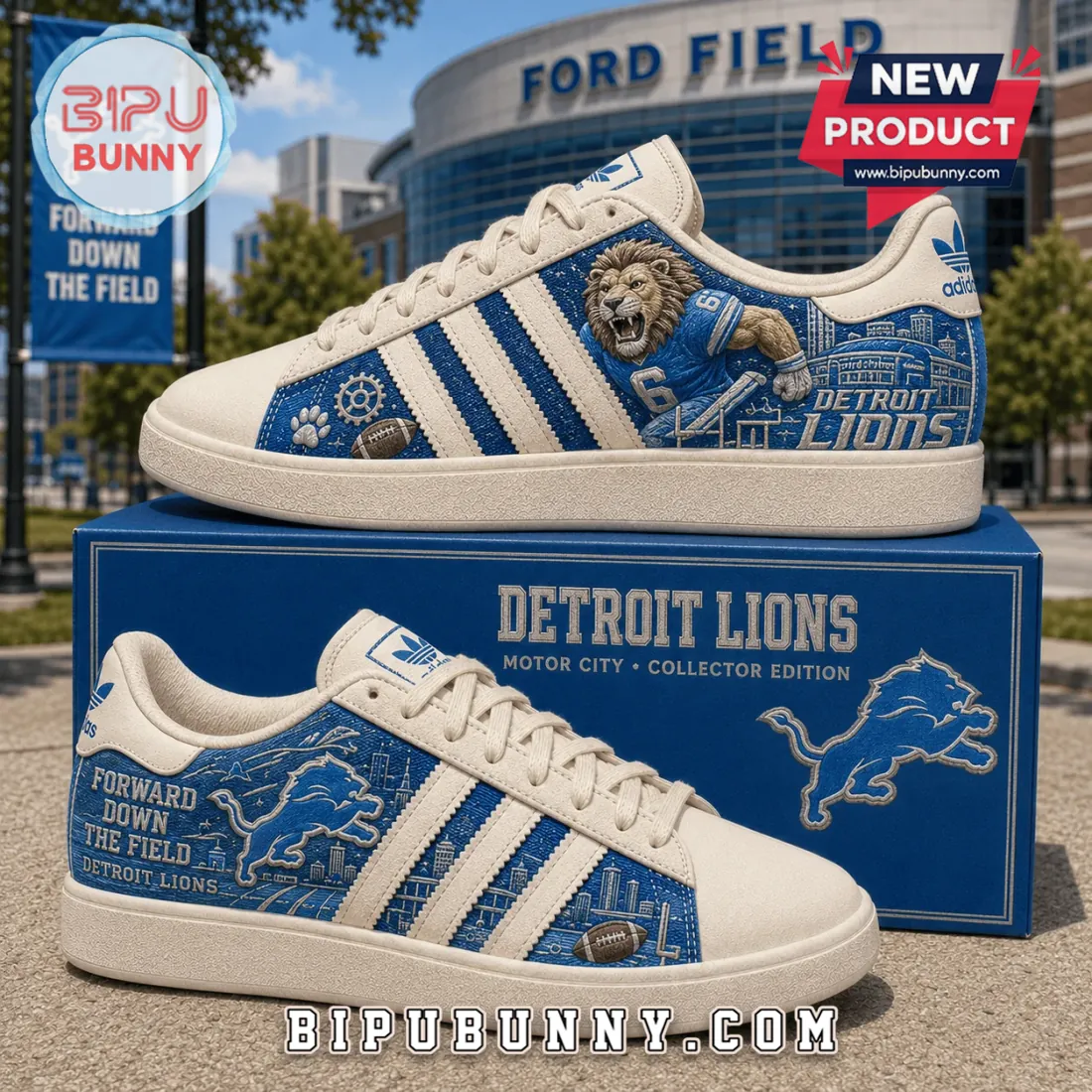 Detroit Lions Motor City Casual Sneakers Detroit Lions Motor City Casual Sneakers