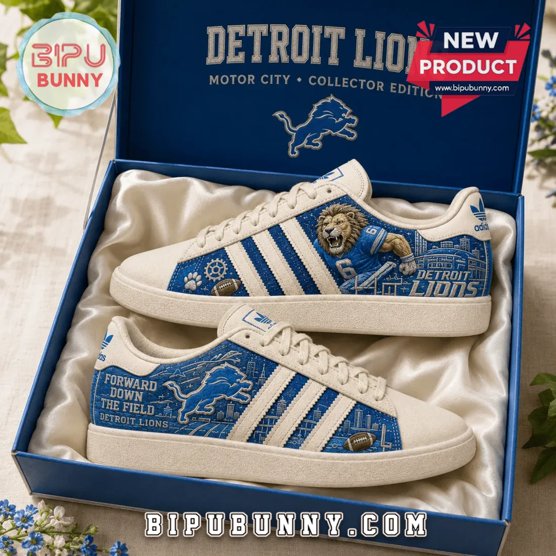 Detroit Lions Motor City Casual Sneakers Detroit Lions Motor City Casual Sneakers