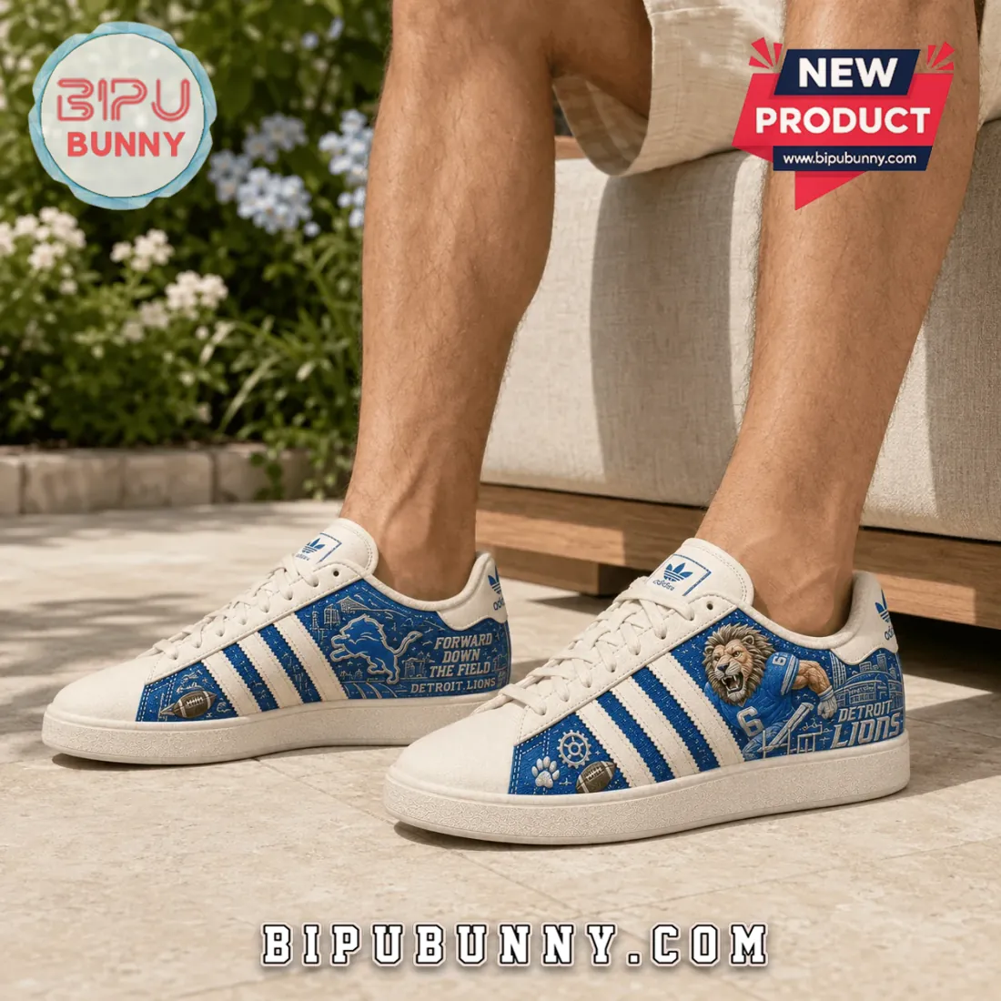 Detroit Lions Motor City Casual Sneakers Detroit Lions Motor City Casual Sneakers