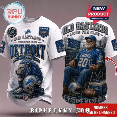 Detroit Lions Old Bastards Mascot Custom Shirt