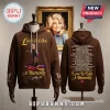 Dolly Parton Love Is Like A Butterfly Brown Hoodie featuring lyrics on the back and a graphic print on the front.