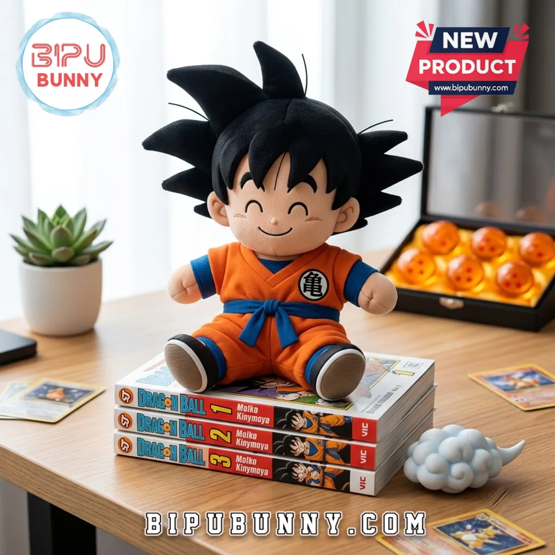Dragon Ball Son Goku Sitting Plush Doll Dragon Ball Son Goku Sitting Plush Doll