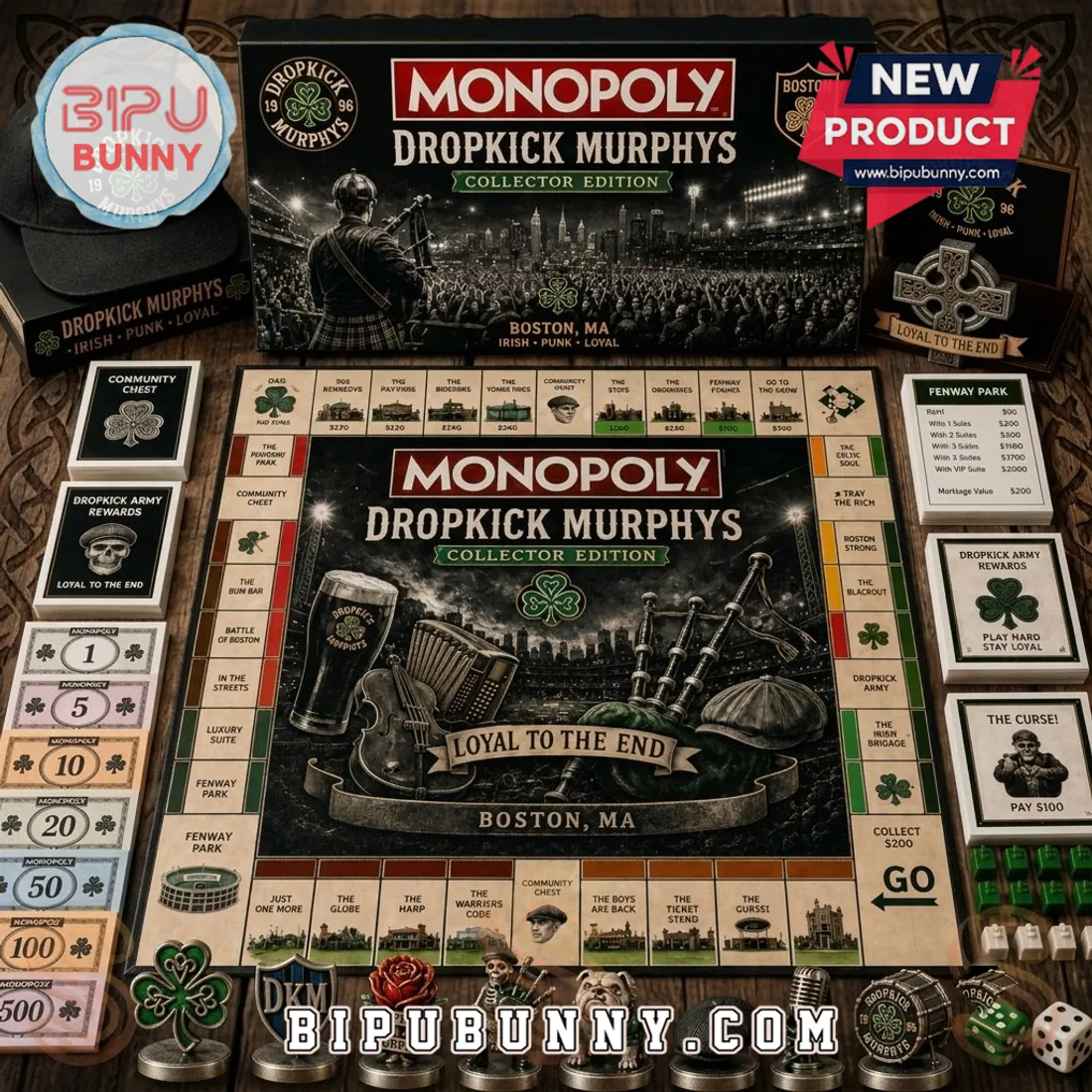 Dropkick Murphys Collector Edition Monopoly Board Game Dropkick Murphys Collector Edition Monopoly Board Game
