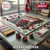 Ducati Monopoly Collector Edition Board Game featuring a red racing motorcycle on the board, game tokens, and money stacks.