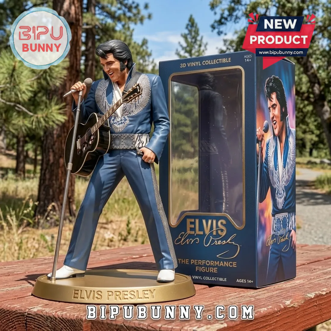 Elvis Presley Blue Jumpsuit Premium Vinyl Figure Elvis Presley Blue Jumpsuit Premium Vinyl Figure