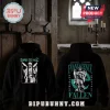 Evanescence Fallen Album Limited Edition Hoodie featuring front and back graphic prints of an angel in teal and black.