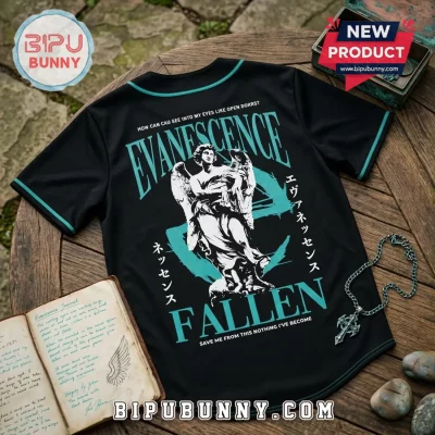 Evanescence Sanctuary Fallen 2026/27 World Tour Baseball Jersey
