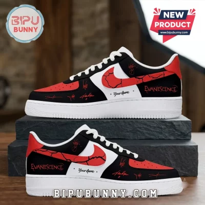 Evanescence World Tour Crack Pattern Air Force 1 Sneakers