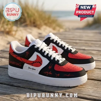 Evanescence World Tour Crack Pattern Air Force 1 Sneakers