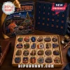 Florida Gators 24-Day Ornament Christmas Advent Calendar with blue box, numbered doors, and twenty-four team ornaments.