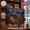 Florida Gators 24-Day Ornament Christmas Advent Calendar box with miniature team helmets, footballs, and mascot ornaments.