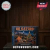 Florida Gators 24-Day Ornament Christmas Advent Calendar box with orange and blue team graphics on a dark wooden surface.