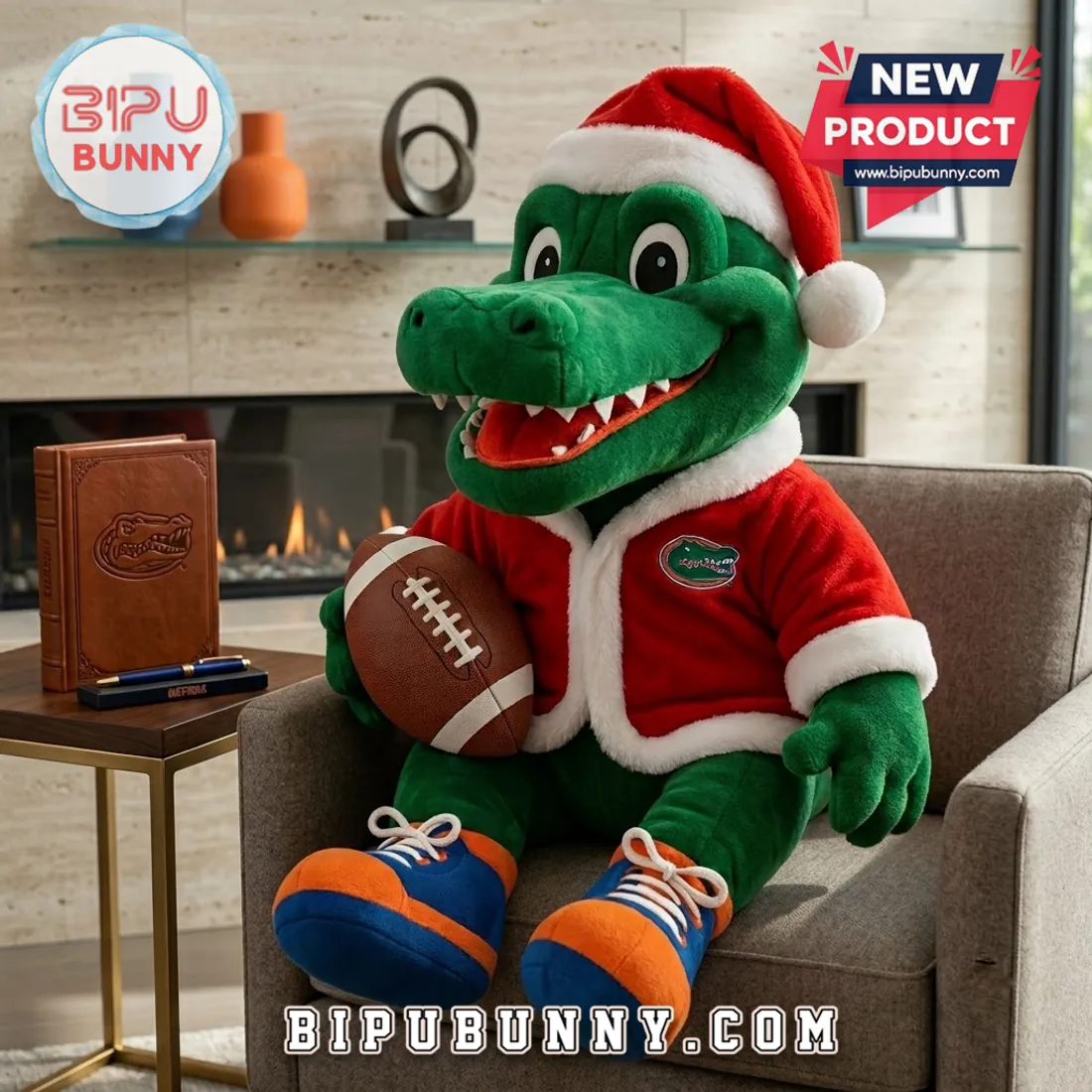 Florida Gators Santa Mascot Christmas Plush Toy Florida Gators Santa Mascot Christmas Plush Toy