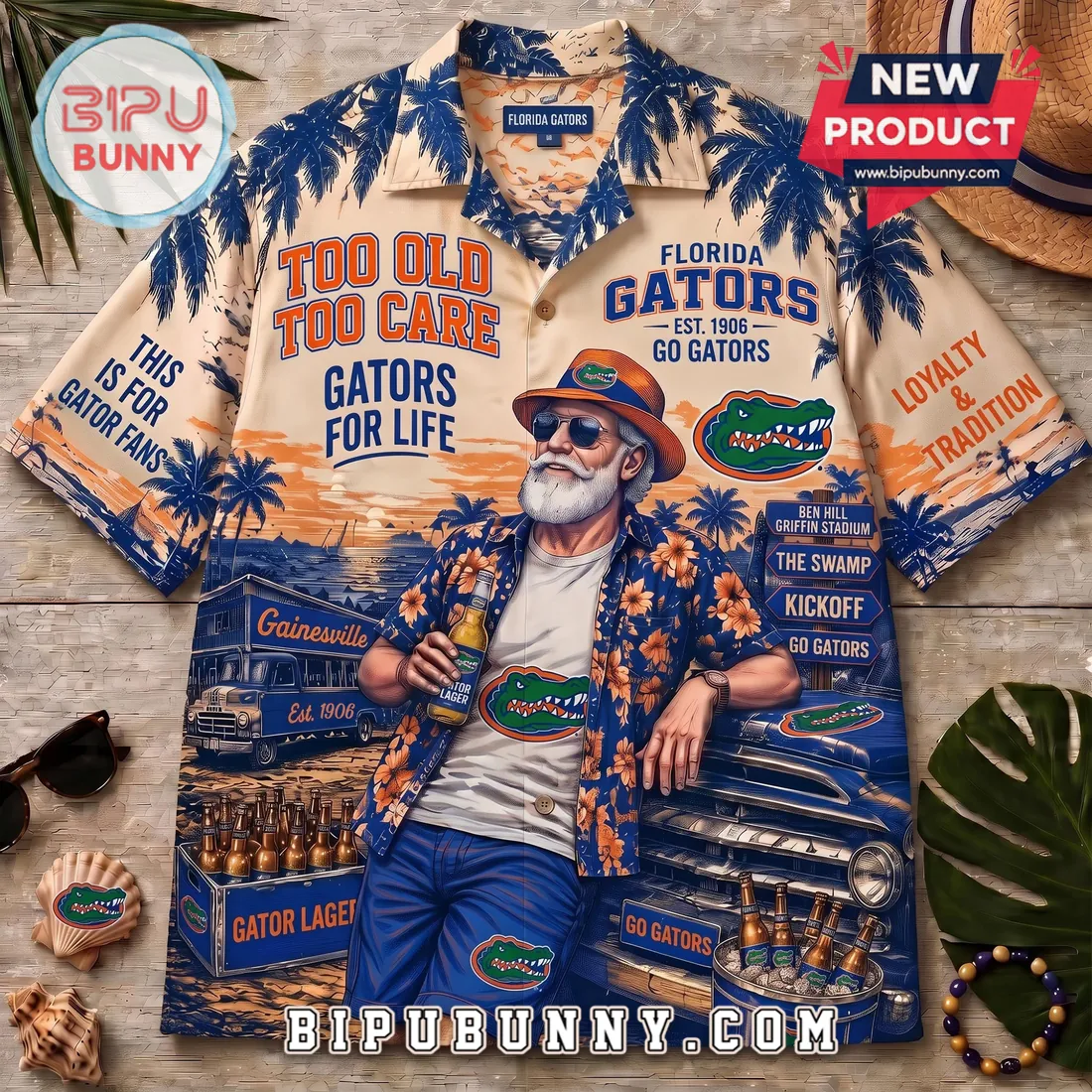 Florida Gators Summer Casual Hawaiian Shirt Florida Gators Summer Casual Hawaiian Shirt