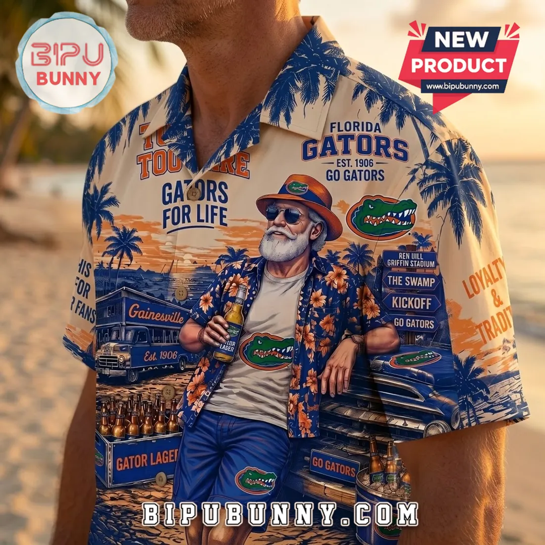 Florida Gators Summer Casual Hawaiian Shirt Florida Gators Summer Casual Hawaiian Shirt