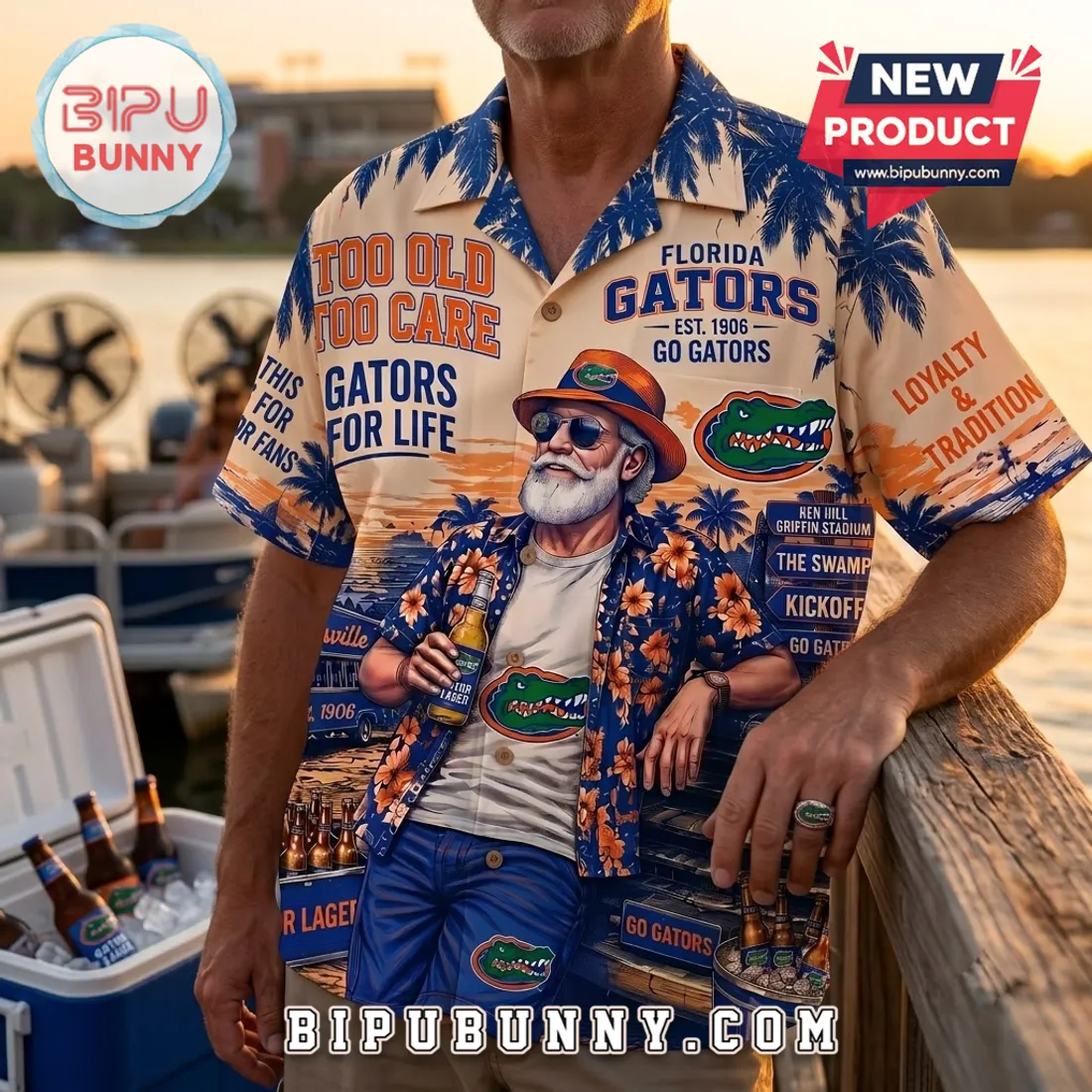 Florida Gators Summer Casual Hawaiian Shirt Florida Gators Summer Casual Hawaiian Shirt