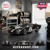 Ford GT40 Mk II Le Mans 60th Anniversary diecast car in black with white racing stripes and number two in a garage setting.