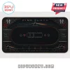 Ford Mustang 500-Piece Collector Poker Set styled as a black Pink Floyd poker mat with prism graphics and brick patterns.