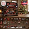 Georgia Bulldogs 24-Day Christmas Ornament Advent Calendar box with miniature team-themed holiday collectibles on table.