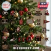Georgia Bulldogs 24-Day Christmas Ornament Advent Calendar featuring miniature team-themed helmets, jerseys, and mascots.