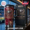 Georgia Bulldogs Tie-Dye YETI Stanley Tumbler with a commemorative 241st anniversary logo and stadium graphic.