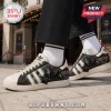 Ghostface Scream Horror Movie Casual Sneakers featuring black and white horror graphics, rubber soles, and iconic mask art.