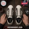 Ghostface Scream Horror Movie Casual Sneakers featuring white leather, floral skull patterns, and film-themed insoles.