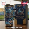 Gold Coast Titans 19th Anniversary Tie-Dye Handle Tumbler featuring team logo, stadium graphic, and 2007-2026 text.