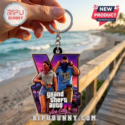 Grand Theft Auto VI Vice City Keychain
