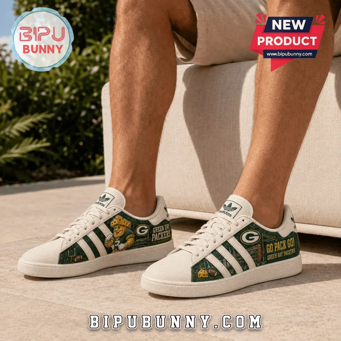 Green Bay Packers Heritage Mascot Casual Shoes Green Bay Packers Heritage Mascot Casual Shoes