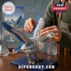 Grey Goose 30th Anniversary Building Brick Set featuring a constructed plastic goose model on a dark display base.