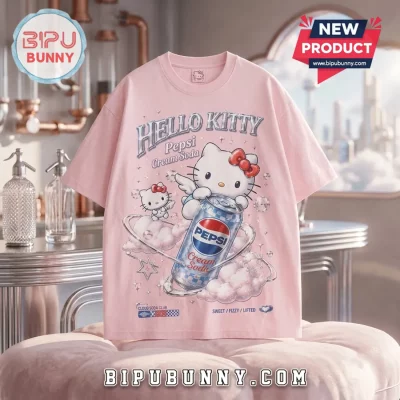 Hello Kitty x Pepsi Cream Soda 2026 T-Shirt