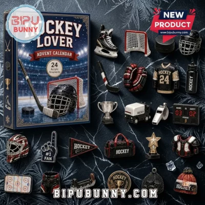 Hockey Lover 24-Piece Acrylic Ornament Advent Calendar