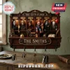 Horror Movie Character Wooden Key Rack featuring six iconic villains in a hotel lobby design with personalized nameplate.
